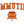 Load image into Gallery viewer, The Commuting Crest - The word commuting over a crest depicting 2 horse pulled carriages going between a home and a tower. Below is the latin phrase Ad Infernum, Ab Inferno. Artwork is orange outlined in red.
