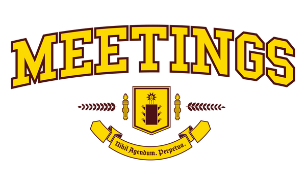 MEETINGS - Color Crest - Unisex Hoodie