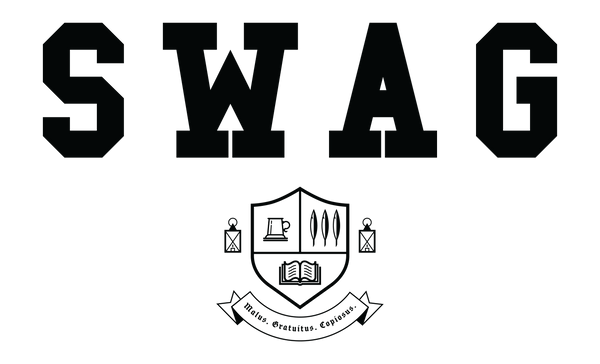 SWAG - White Crest - Unisex Hoodie