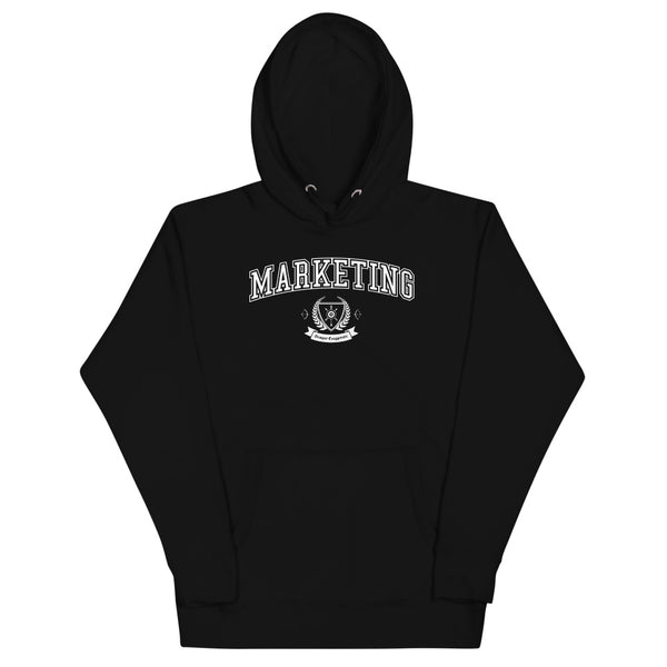 MARKETING - White Crest - Unisex Hoodie