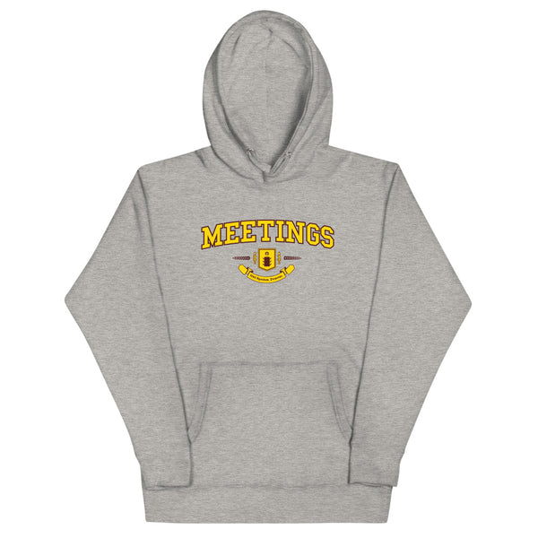 MEETINGS - Color Crest - Unisex Hoodie