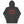 Load image into Gallery viewer, A dark grey hoodie with the Human Resources crest. The text is in red and the shield has black accents.

