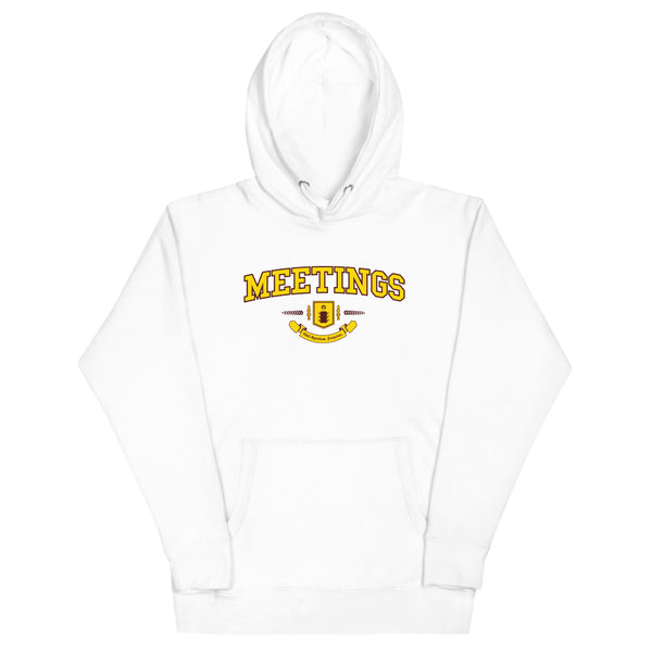 MEETINGS - Color Crest - Unisex Hoodie
